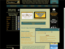 Tablet Screenshot of cenovemapy.cz